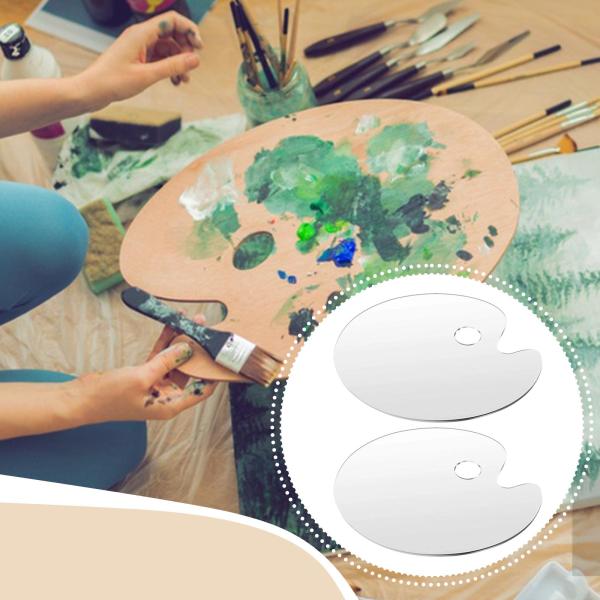 ペイントトレイパレット 2個セット アートペイントトレイパレット 子供用 学校プロジェクト 学生用 20cmx30cm