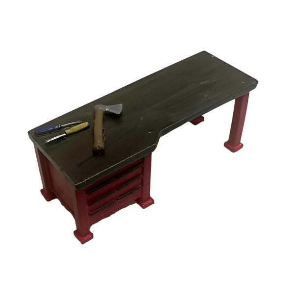 1/64 ジオラマ カー修理作業台 オーナメント コンパクト メカニックショップアクセサリー スタイルA