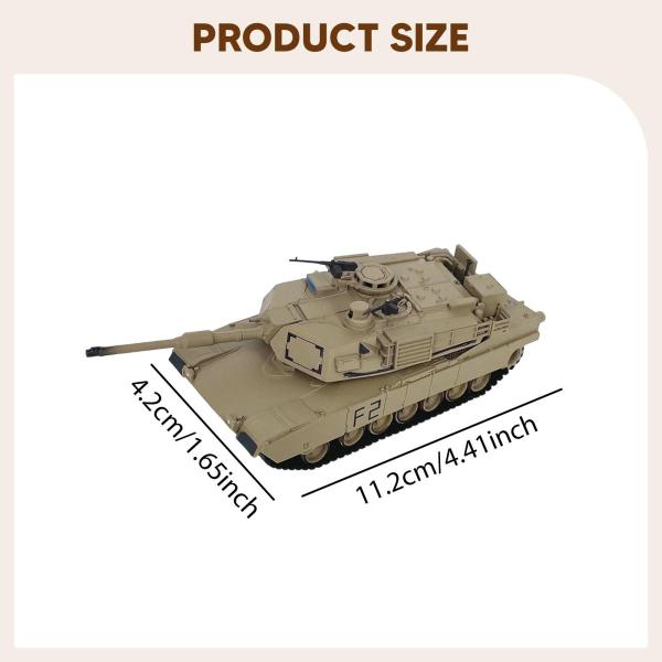 1:72スケール 戦車モデル ホームデコレーション 子供のおもちゃ オーナメントコレクション 車輪付き車両おもちゃ 子供 男の子 女の子 誕
