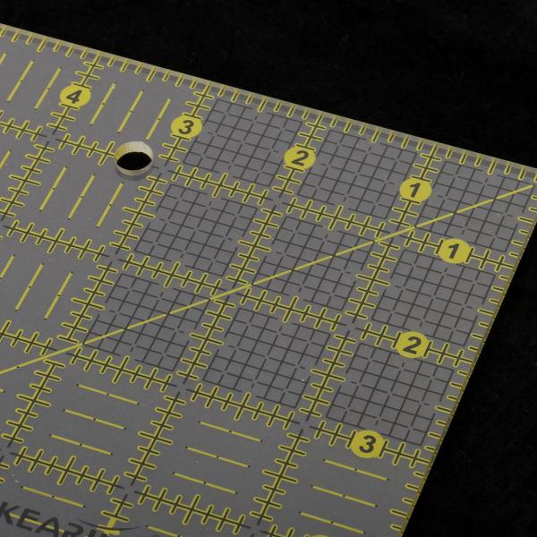 1個/個キルティングテンプレート定規に調整パッチワークツール