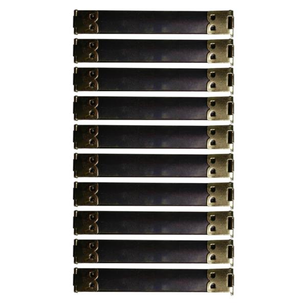 金属フレームキス留め金8x1.4センチメートルシルバーを提供する10xの破砕財布の財布