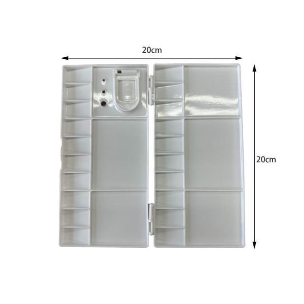 プロのアーティストアート大きな折りたたみパレットボックス水彩画ツール