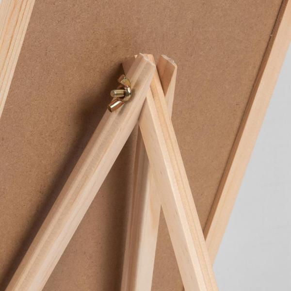 木の芸術家の三脚の絵画イーゼルの絵画陳列台のホールダー36x53cm