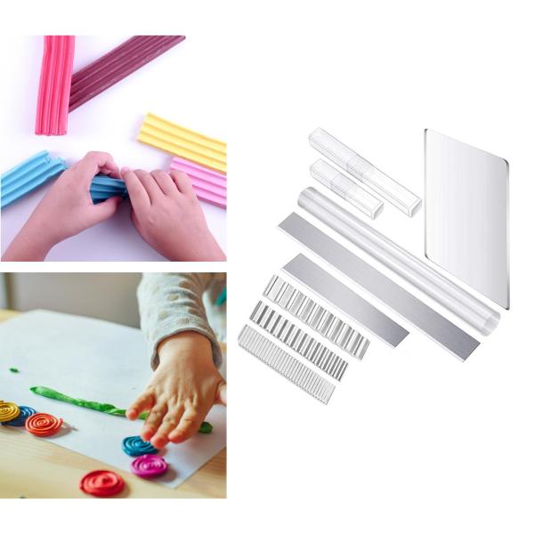 アクリル粘土ローラーセット9ピースポリマークレイ彫刻ツール陶器ツール