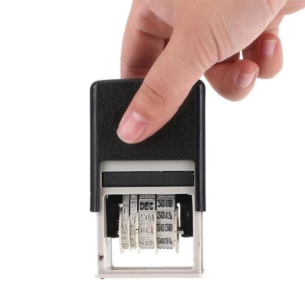 セルフインキング日付スタンプ 日付調整可能 クラフト ビジネス プリント スタンプ オフィス 年 月 日 発送期日 DIY ダイアリー
