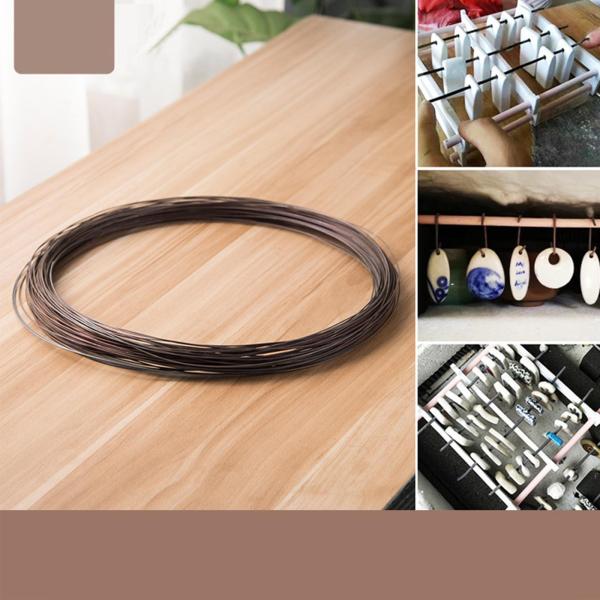 陶器 窯 焼成 吊り下げワイヤー タングステン線 1M 長さ DIY セラミック 3mm用