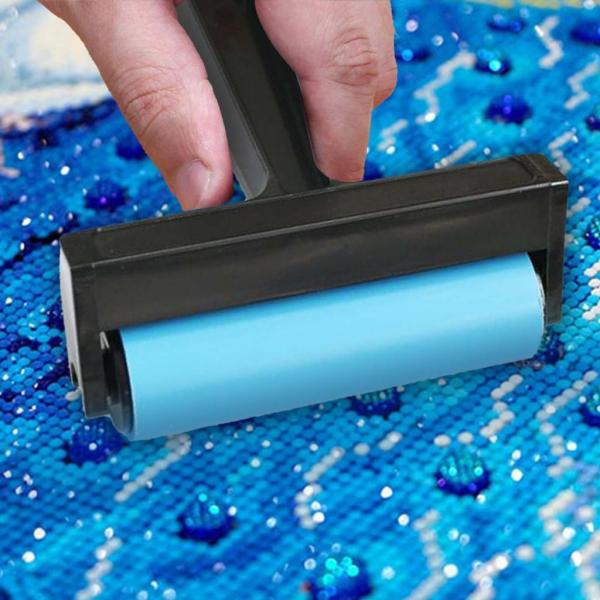 プレスアクセサリー ダイヤモンドアート用ツール ペイントローラー用ポータブルダイヤモンド