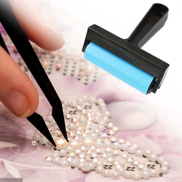 プレスアクセサリー ダイヤモンドアート用ツール ペイントローラー用ポータブルダイヤモンド