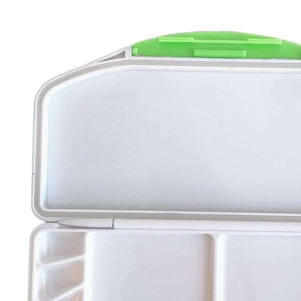 カバー付き水彩パレットトレイ気密大容量混合エリア付きペイントパレットペイントパレットアクリルおよび油絵具用品用