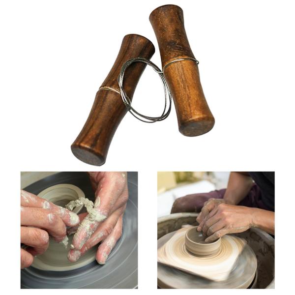 鋼線粘土カッター粘土切削工具手芸ろくろ粘土セラミック彫刻鋼線モデリング陶器ツール