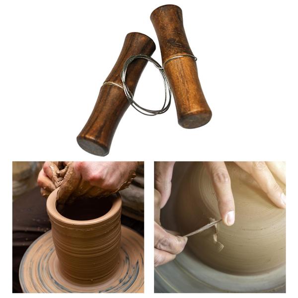 鋼線粘土カッター粘土切削工具手芸ろくろ粘土セラミック彫刻鋼線モデリング陶器ツール