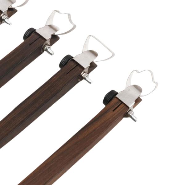 陶器カップハンドル形状ツール 粘土彫刻 木製ハンドル削り ポータブル陶器ハンドル作成ツール 粘土彫刻 4個