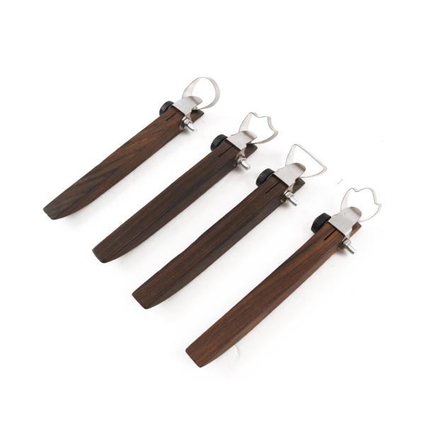 陶器カップハンドル形状ツール 粘土彫刻 木製ハンドル削り ポータブル陶器ハンドル作成ツール 粘土彫刻 4個