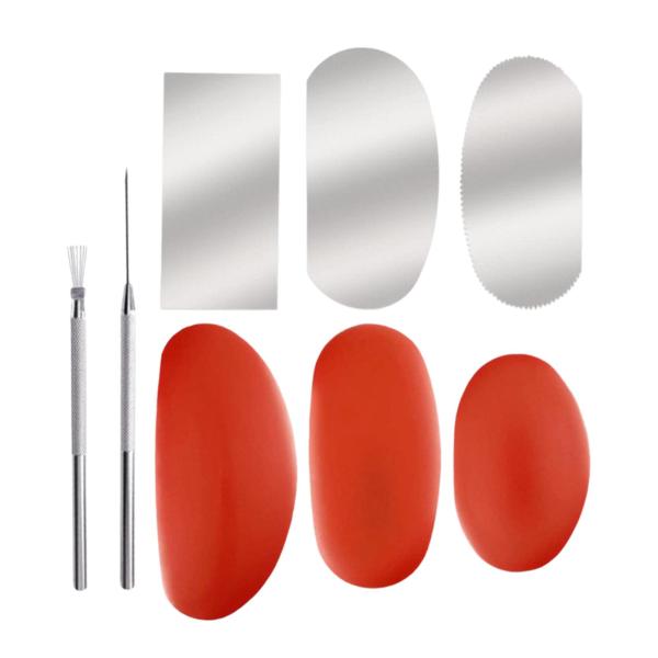 陶器粘土リブ、便利な陶器トリミングツール、ポータブル陶器粘土彫刻ツール