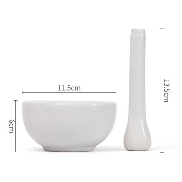 モルタルと乳棒セットセラミック使いやすい磁器キッチンガジェット頑丈な多機能中国スタイルのミキシングスパイスグラインダー