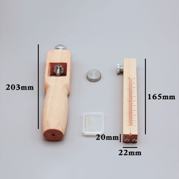 革製の切削工具アクセサリー、スケールハンドクラフト調整可能な作業ツールクラフトマシンサプライは、バッグストラップ用のハンドカット