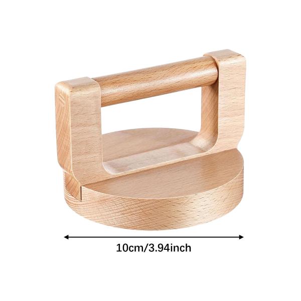 版画用木製バレン リノカット DIY 工芸品彫刻用ハンドプリントツール 丸型ハンドル