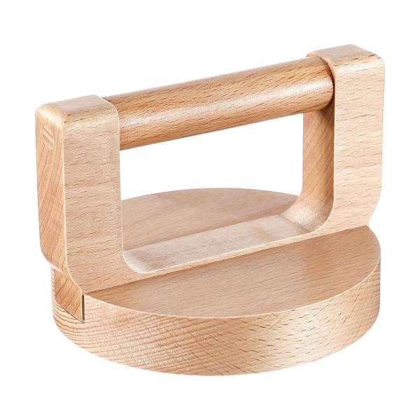 版画用木製バレン リノカット DIY 工芸品彫刻用ハンドプリントツール 丸型ハンドル