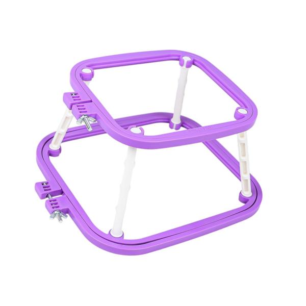 二段刺繍ホルダー 刺繍ツール 裁縫工芸用 針仕事用 小型