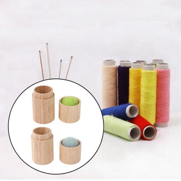 裁縫アクセサリー コンパクト針挿入キット 裁縫必需品 ステッチワーク グリーン ブルー