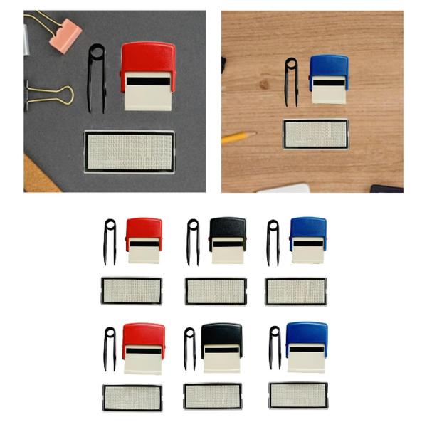 スロットフリップバックインクスタンプインキングスタンプDIYカスタムステーションミニ番号レターDIYスタンプセット親のための印刷スタンプ , 赤, 1