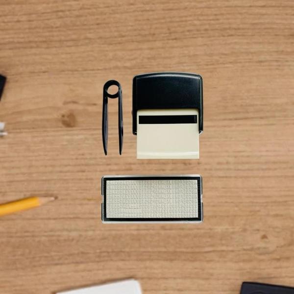 スロットフリップバックインクスタンプインキングスタンプDIYカスタムステーションミニ番号レターDIYスタンプセット親のための印刷スタンプ , 黒, 1