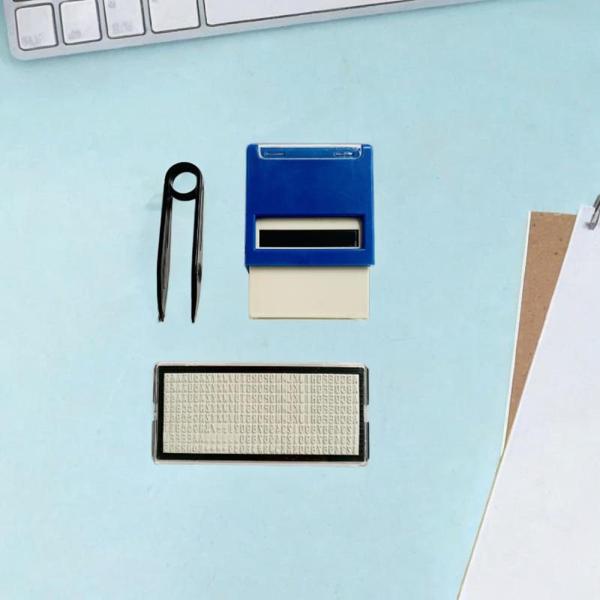 セルフインキングスタンプセットDIYスタンプキット静止プロフェッショナルインクスタンプParreed Office SchoolのためのDIYカスタム
