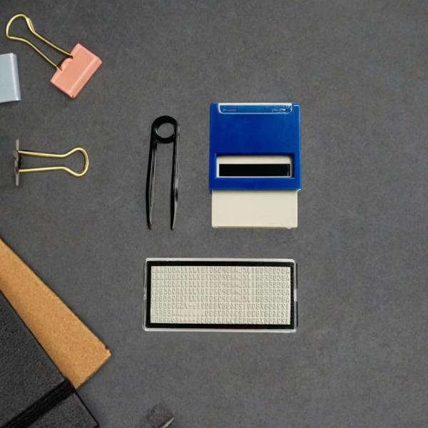 セルフインキングスタンプセットDIYスタンプキット静止プロフェッショナルインクスタンプParreed Office SchoolのためのDIYカスタム