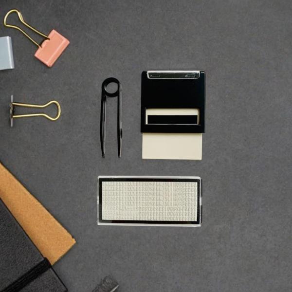 セルフインキングスタンプセットDIYスタンプキット静止プロフェッショナルインクスタンプParreed Office SchoolのためのDIYカスタム
