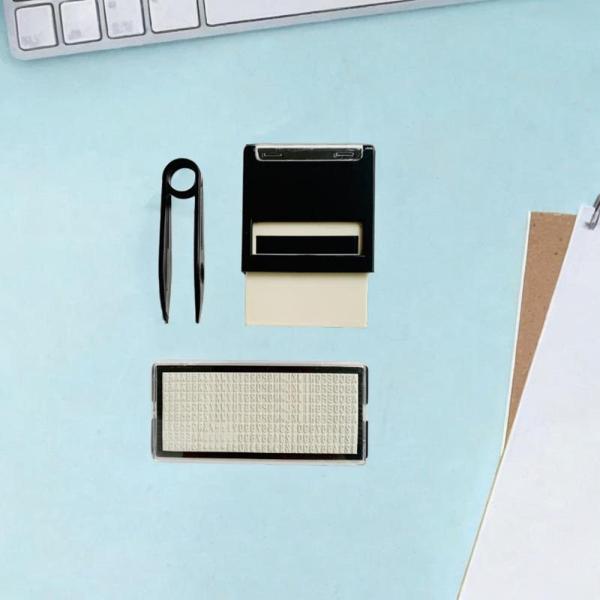 セルフインキングスタンプセットDIYスタンプキット静止プロフェッショナルインクスタンプParreed Office SchoolのためのDIYカスタム