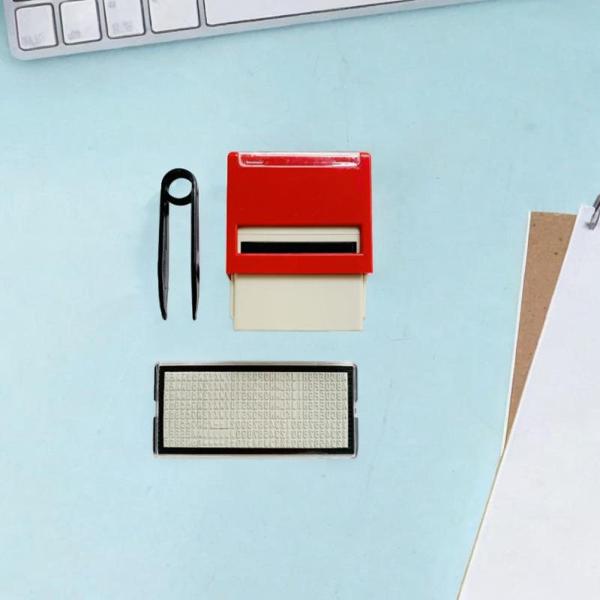 セルフインキングスタンプセットDIYスタンプキット静止プロフェッショナルインクスタンプParreed Office SchoolのためのDIYカスタム