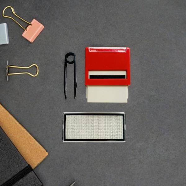セルフインキングスタンプセットDIYスタンプキット静止プロフェッショナルインクスタンプParreed Office SchoolのためのDIYカスタム