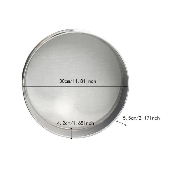 陶器用釉薬ふるいフィルター 丸型小麦粉ふるい 陶器用スラリー粘土顔料用 30cm