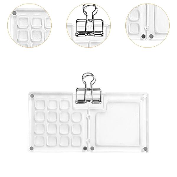 ポケットアーティスト 水彩画 旅行用セット コンパクト 水彩絵の具セット パレットボックス クリア 15穴