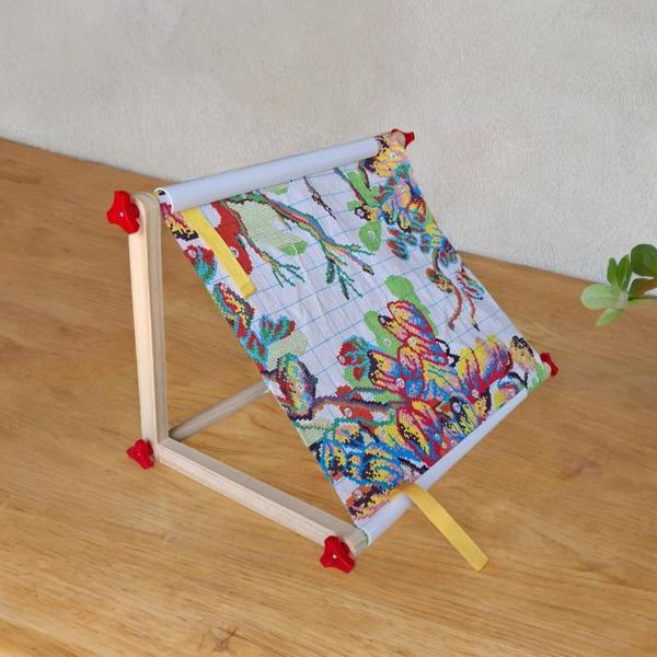 クロスステッチフレーム ニードルポイント刺繍フレームスタンド ホームオフィススタジオ用 PPナット