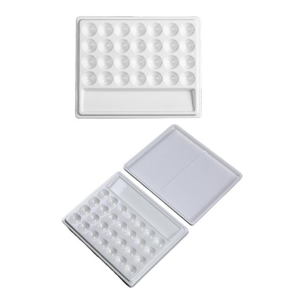 28ウェルズ アートサプライ ホワイトペイントパレット 絵画アーティスト プロ用 蓋なし