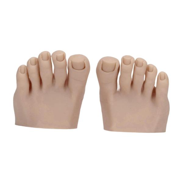 練習用偽足モデルアートトレーニング再利用可能ディスプレイプロ仕様シリコンダークスキンカラー