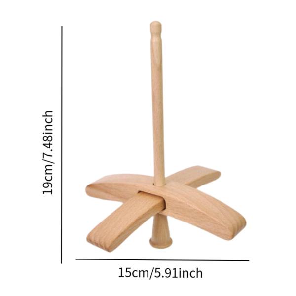トルコ式ドロップスピンドル 取り外し可能な実用的な手工具 糸作り用木製トルコ式スピンドル かぎ針編み 編み物 織り 初心者向け
