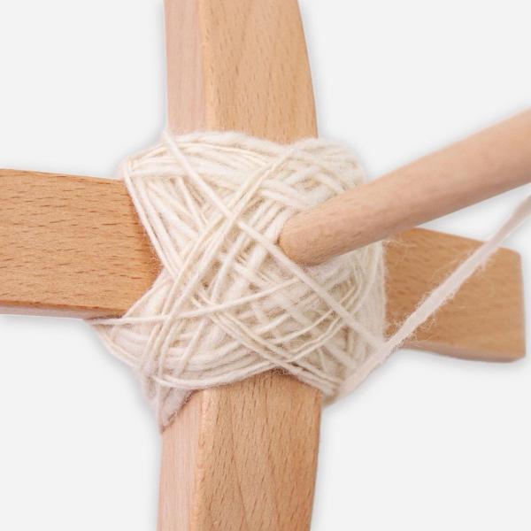 トルコ式ドロップスピンドル測定定規 木製職人用手動ツール プロフェッショナル 頑丈 取り外し可能 手紡ぎ編み用