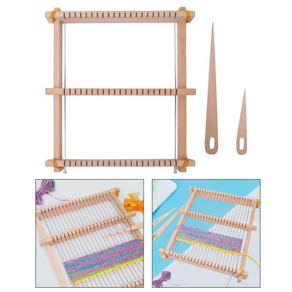 木製の織り機、ミニ織り機、壁掛け用編み機、DIY手芸