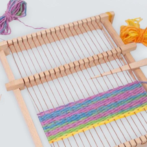 木製の織り機、ミニ織り機、壁掛け用編み機、DIY手芸