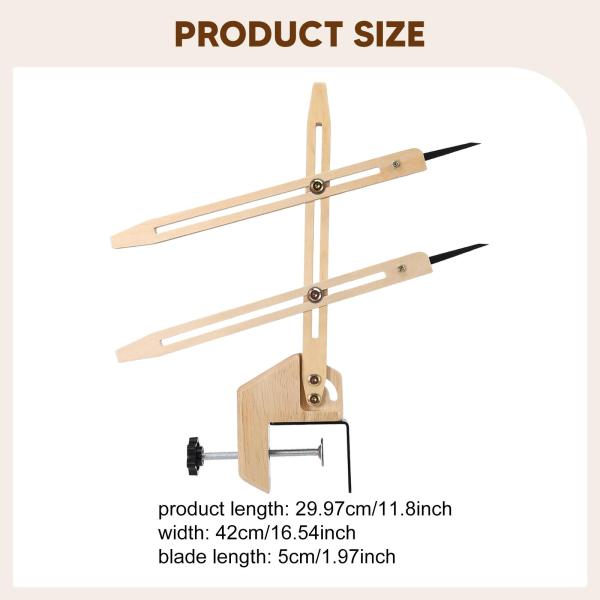 陶芸用ろくろゲージ クリップ式 陶芸用ろくろ棒 クランプで簡単に取り付け可能 粘土ツール 瓶 アートセンター カップ