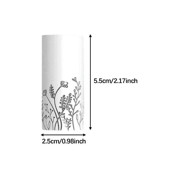 フラワークレイテクスチャローラー ポータブルモダンクレイ成形ツール アートクラフトスタイルA