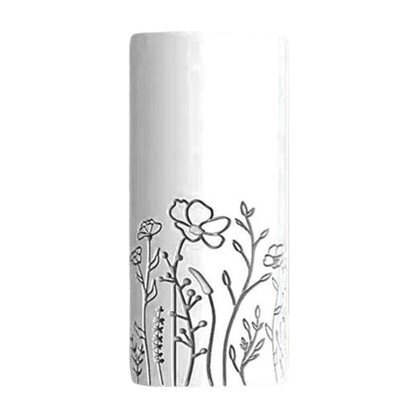 フラワークレイテクスチャローラー ポータブルモダンクレイ成形ツール アートクラフトスタイルD