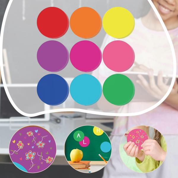 108個 円形切り抜き紙 掲示板飾り 子供 先生用 小