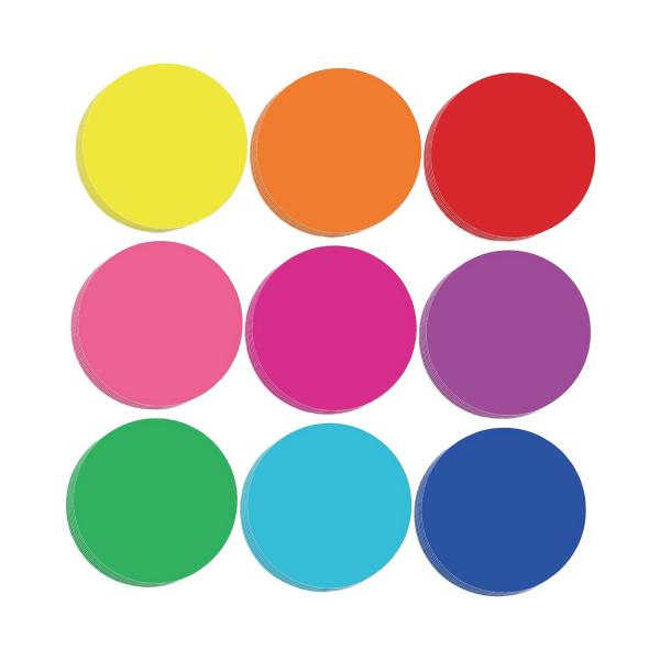 108個 円形切り抜き紙 掲示板飾り 子供 先生用 小