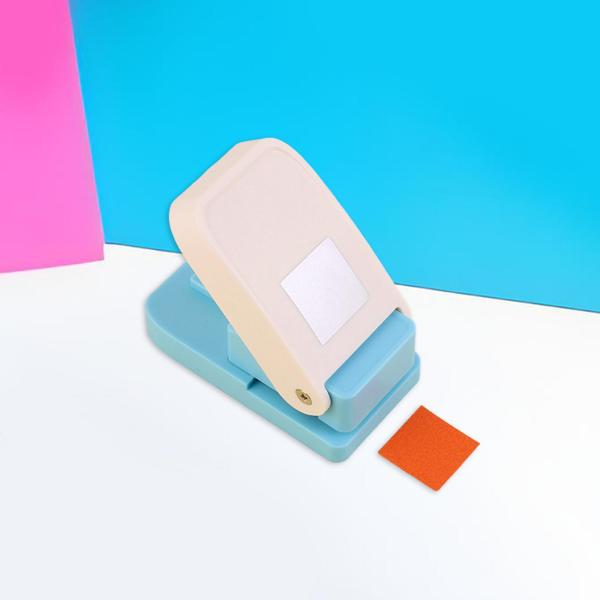 タブパンチギフト 紙パンチ 自作インデックスラベル カード作り メモ帳 スクエア