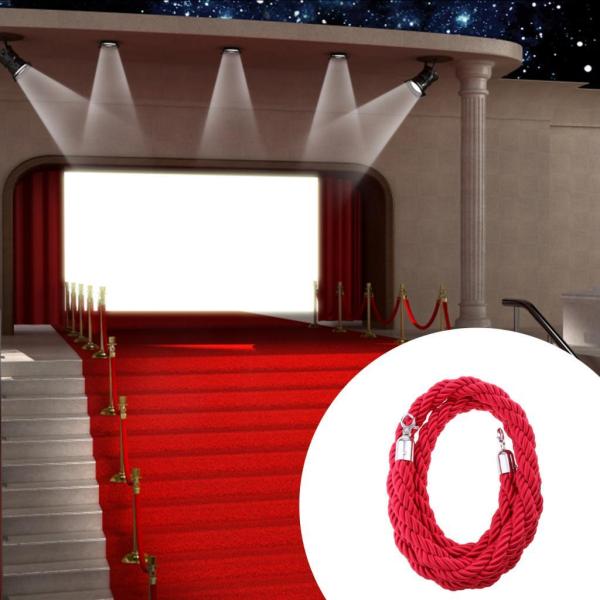 展示用2m、3mツイストロープ群集制御ポストキューラ - 青, 2m