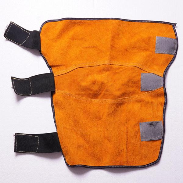 溶接脚カバー厚みのある膝パッド溶接機用に強化耐火性アンチスリップ女性男性レッグガード脚保護