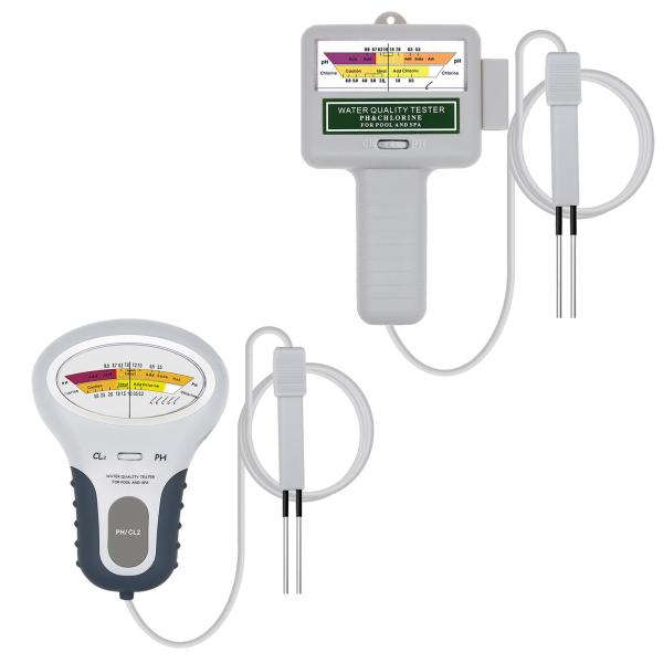パソコン101 スイミングプールテスター プール水質検査器 PHテスター CL2